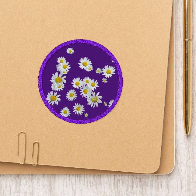 Daisy Flowers Cust. BG Color Patch (On Folder)