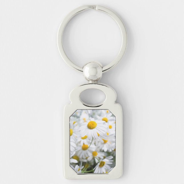 Daisy flowers keychain (Front)