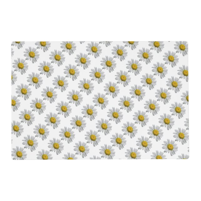 Daisy Flowers Laminated Placemat (Front)