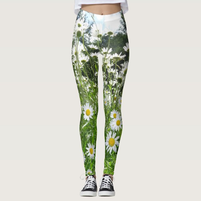 Daisy Flowers Legging (Front)