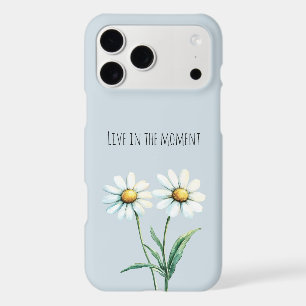 Daisy Flowers Live in the moment iPhone 17 Pro Max Case