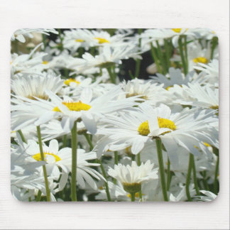 Daisy Flowers mousepads Floral White Daisies gifts
