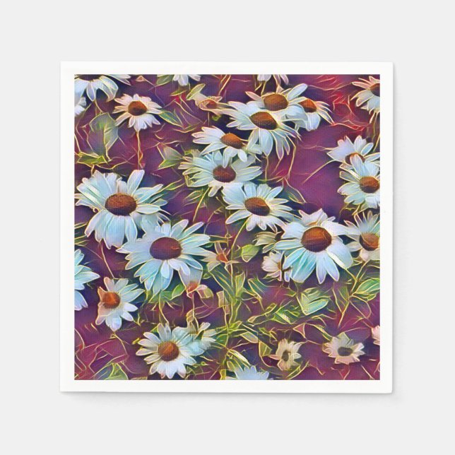 DAISY FLOWERS NAPKINS (Front)