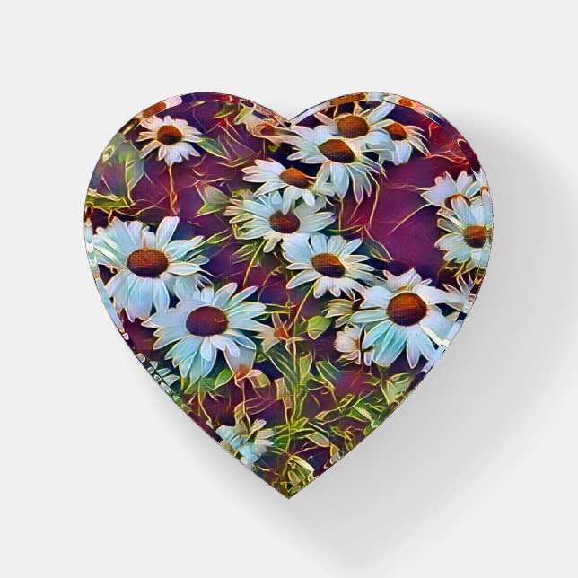 DAISY FLOWERS   PAPERWEIGHT (Front)