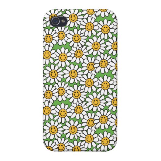 Daisy Flowers Pattern iPhone Case (Back)