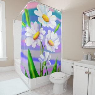 Daisy Flowers Shower Curtain