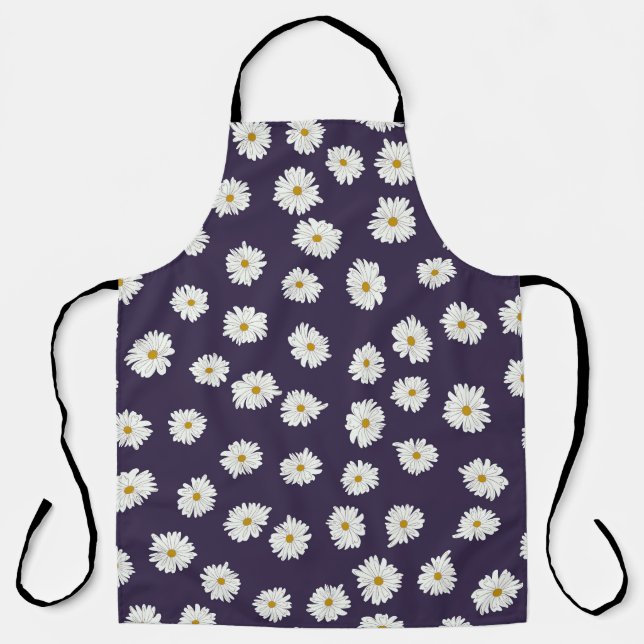 Daisy flowers: small, seamless pattern. apron (Front)