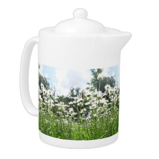 Daisy Flowers Teapot
