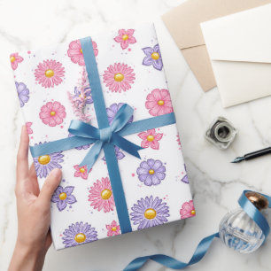 Daisy Flowers Wrapping Paper