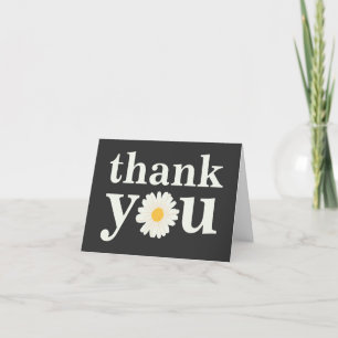 Daisy Folded Thank You Card