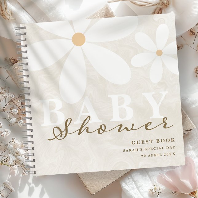 Daisy Garden Baby Shower Gender Neutral Guest Book (Creator Uploaded)