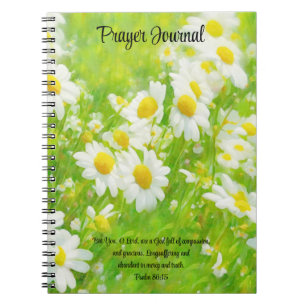 Daisy Garden Bible Verse Faith Prayer Journal