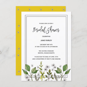 Daisy Garden Bridal Shower Invitation