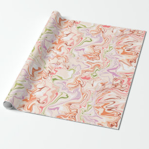 Daisy Garden Marble Wrapping Paper