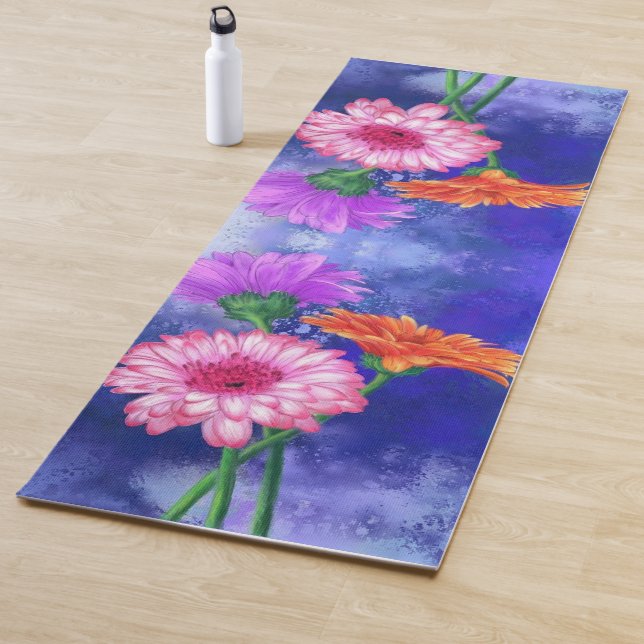 Daisy Gerbera Yoga Mat (In Situ)
