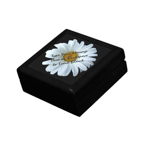Daisy Gift Box Personalized Daisy Jewelry Box Zazzle