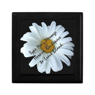 Daisy Gift Box Personalized Daisy Jewelry Box