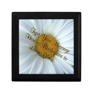 Daisy Gift Box Personalized Daisy Jewelry Box