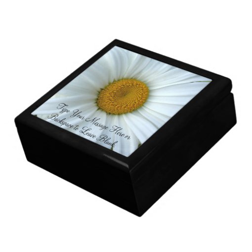 Daisy Gift Box Personalized Daisy Jewelry Box Zazzle