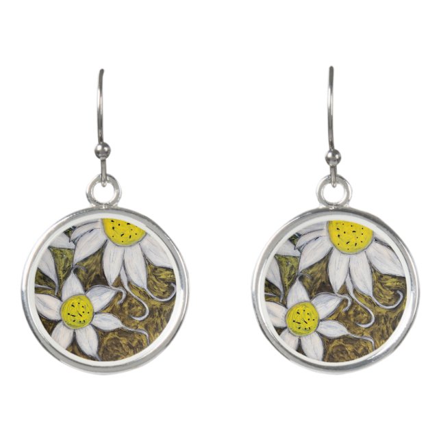 Daisy Girl Earrings (Front)
