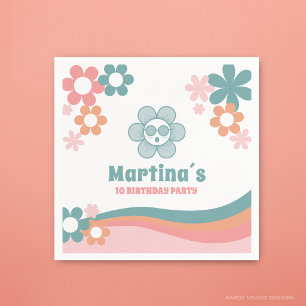 Daisy Girl Ten Birthday Party Napkins