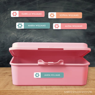 Daisy Girls Name Adhesive Waterproof Labels