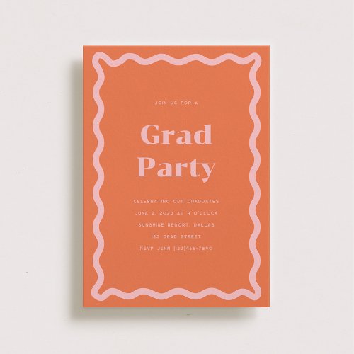 Daisy Graduation Party Invitation