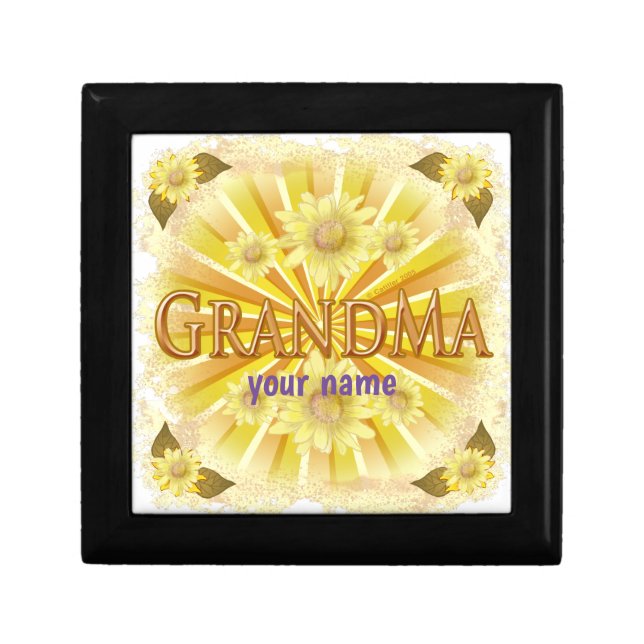 Daisy Grandma  Gift Box (Front)