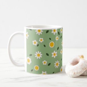 DAISY GREEN - Daisy Floral Mug