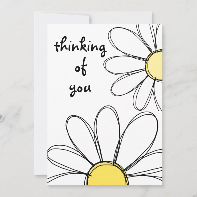 Daisy greeting card (Front)