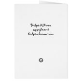 Daisy Greeting Card (Back)