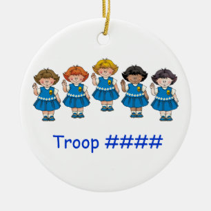 Daisy Group Ceramic Ornament