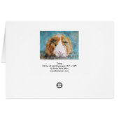 Daisy guinea pig oil painting (Back Horizontal)