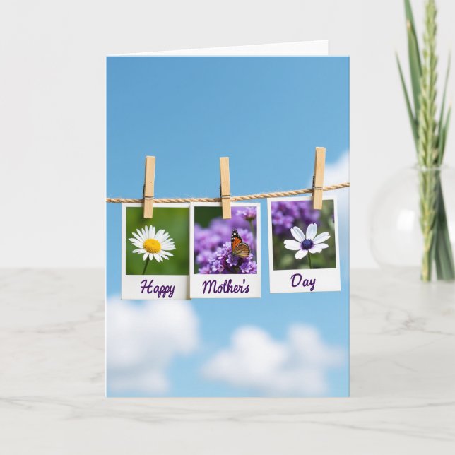 Daisy Happy Mothers Card (Front)