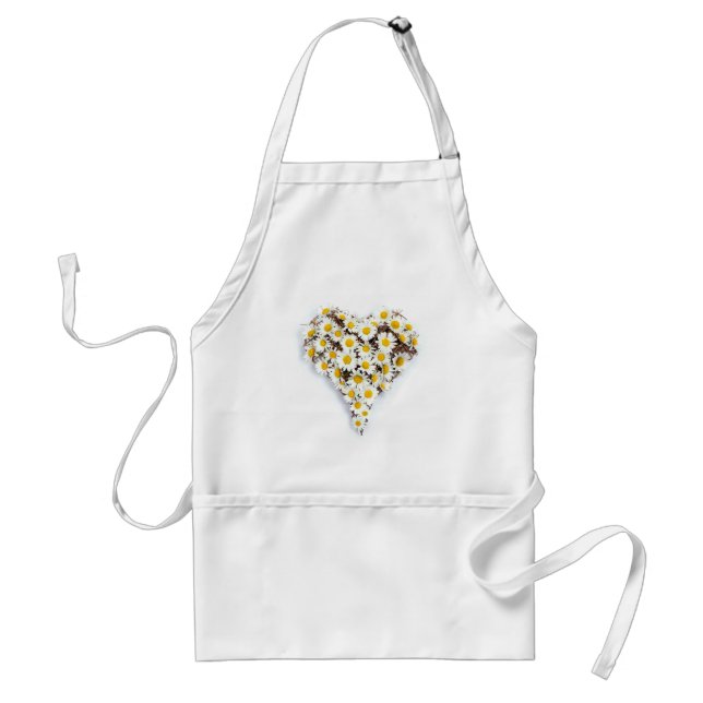 Daisy heart adult apron (Front)