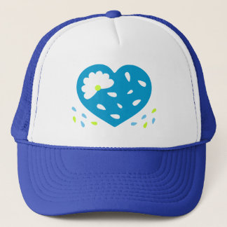 Daisy Heart Trucker Hat
