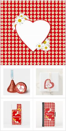 Daisy Heart Valentine's Day