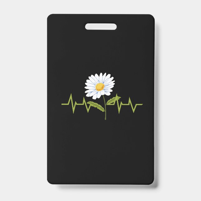 Daisy Heartbeat Badge (Front)