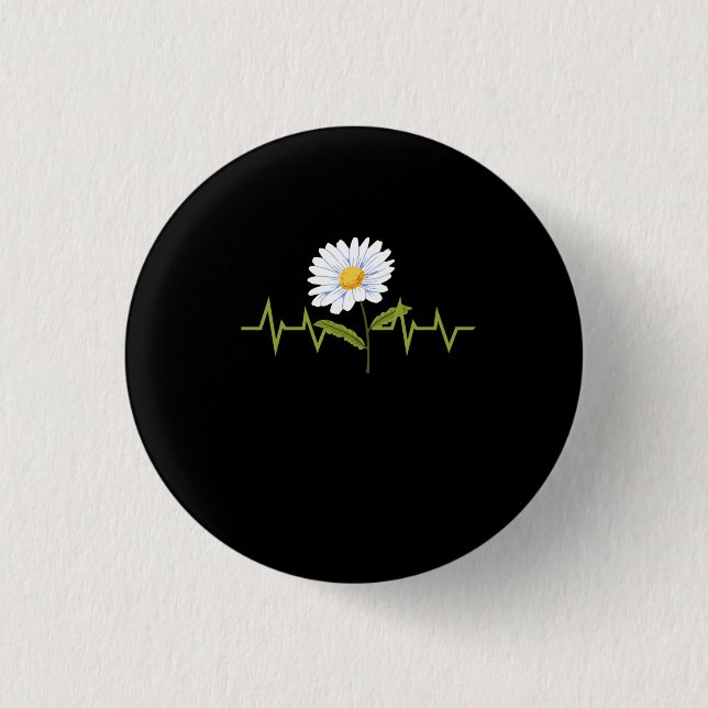 Daisy Heartbeat Button (Front)