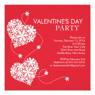 valentines day party invitations amp announcements zazzle valentines day invites