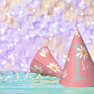 Daisy Hippie Baby Wonderful First Birthday Party Hat