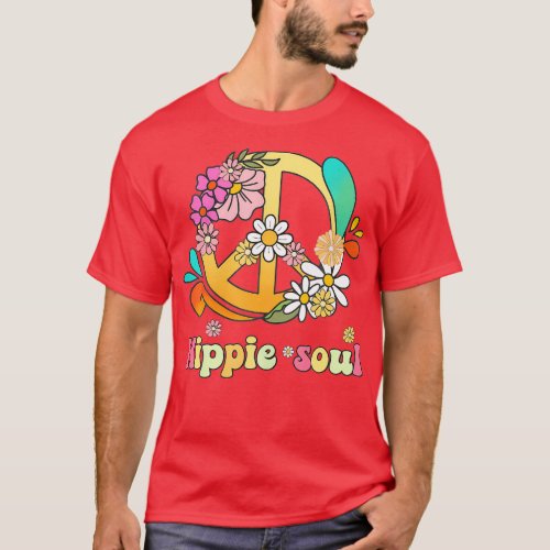 Daisy  Hippie Soul Flower Lovers Gifts T_Shirt