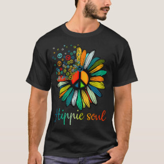 Daisy  Hippie Soul  Flower Lovers Hippy Gifts  T-Shirt