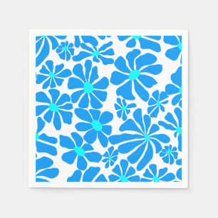 Daisy in 2 shades B02.bblue Napkins