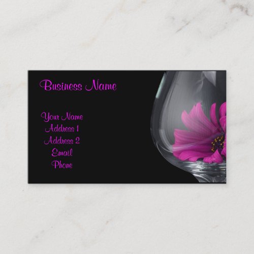 Daisy In Glass Business/Profile Card Business Card