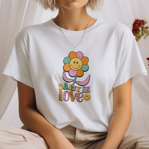 Daisy In Love Wildflower T_Shirt