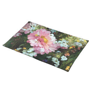 Daisy in Pink Cloth Placemat