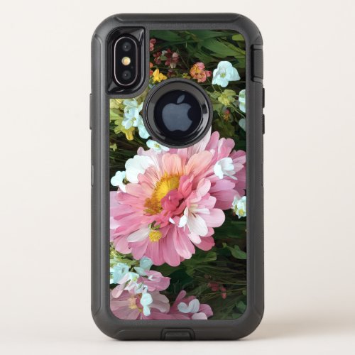 Daisy in Pink OtterBox Defender iPhone X Case