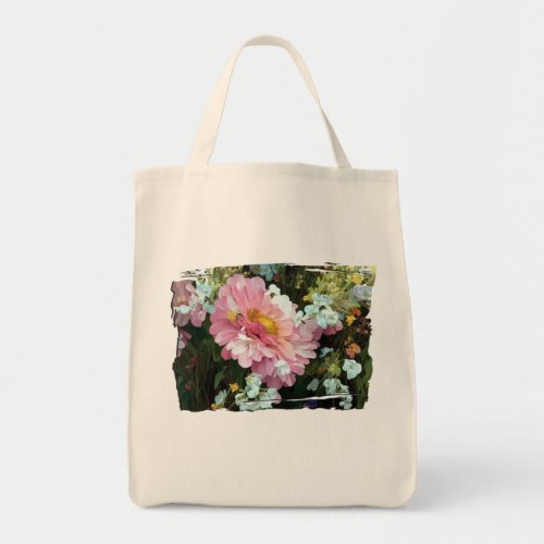 Daisy in Pink Tote Bag