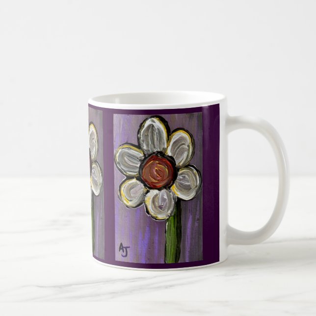 Daisy in Purple - mug (Right)